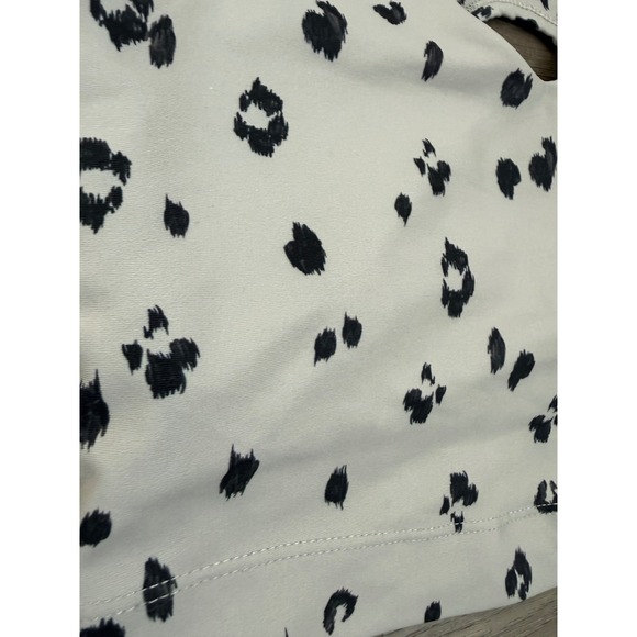 SAGE Collective Sports Bra Top Women Small Taupe Animal Print Racerback - Picture 4 of 8